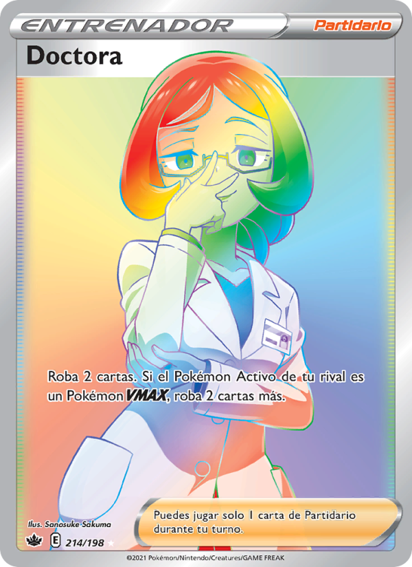 Doctora 214 — Reinado Escalofriante (Spanish Pokémon TCG card)