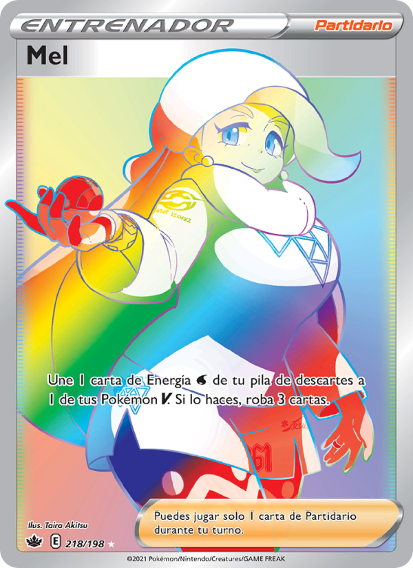 Mel 218 — Reinado Escalofriante (Spanish Pokémon TCG card)