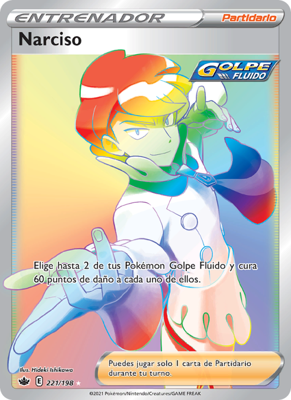 Narciso 221 — Reinado Escalofriante (Spanish Pokémon TCG card)