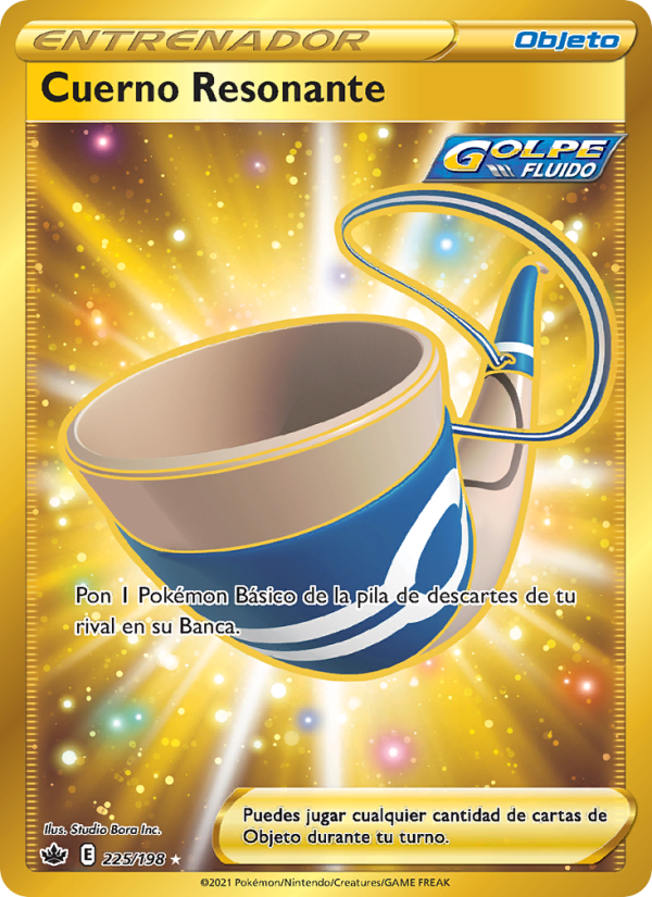 Cuerno Resonante 225 — Reinado Escalofriante (Spanish Pokémon TCG card)