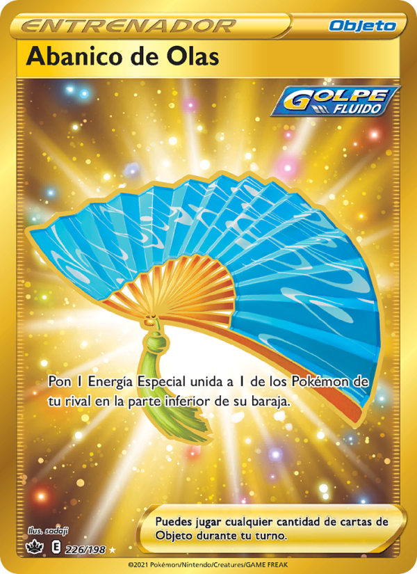 Abanico de Olas 226 — Reinado Escalofriante (Spanish Pokémon TCG card)