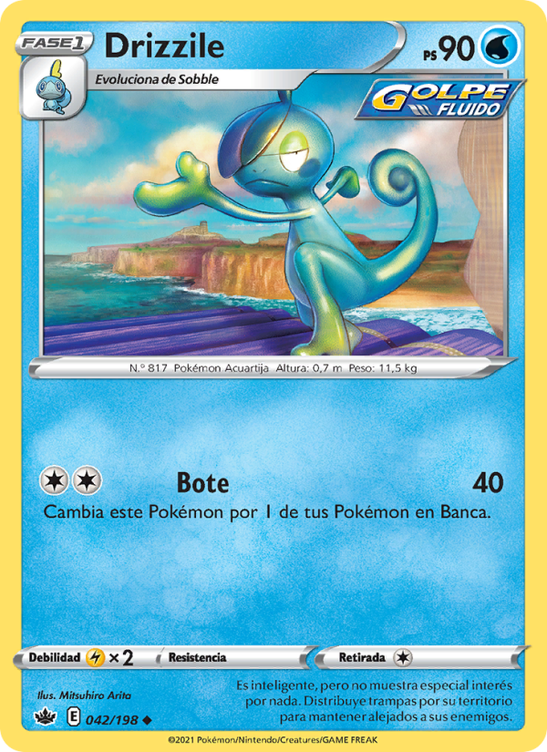 Drizzile 42 — Reinado Escalofriante (Spanish Pokémon TCG card)