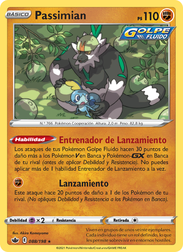 Passimian 88 — Reinado Escalofriante (Spanish Pokémon TCG card)