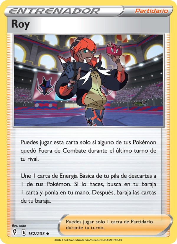 Roy 152 — Cielos Evolutivos (Spanish Pokémon TCG card)