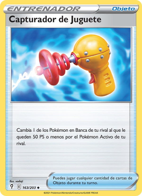 Capturador de Juguete 163 — Cielos Evolutivos (Spanish Pokémon TCG card)