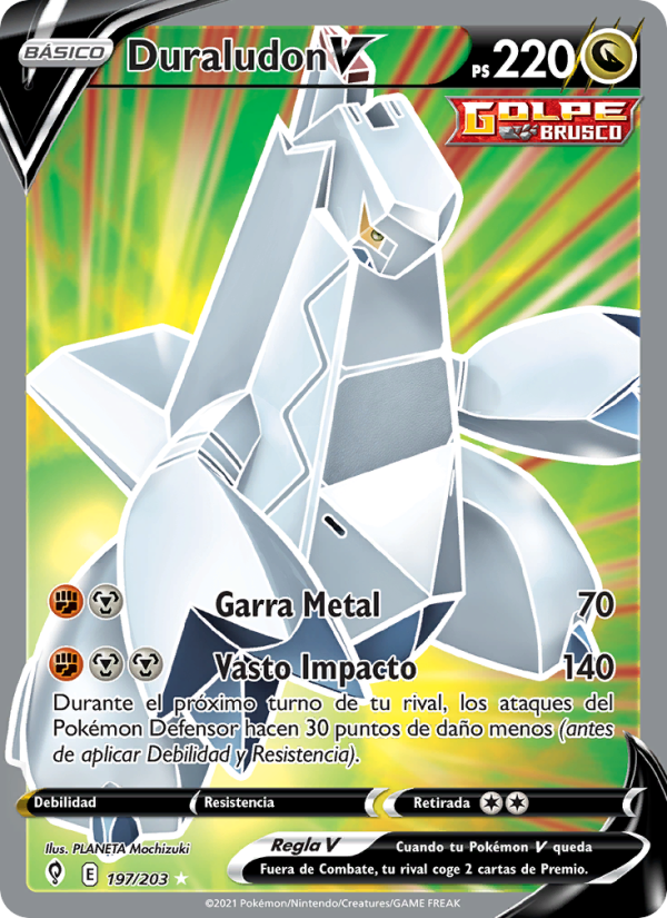 Duraludon V 197 — Cielos Evolutivos (Spanish Pokémon TCG card)