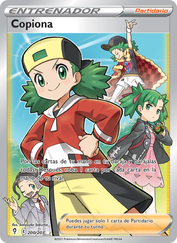 Copiona 200 — Cielos Evolutivos (Spanish Pokémon TCG card)