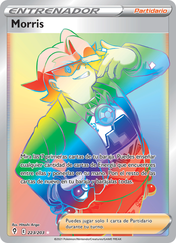 Morris 223 — Cielos Evolutivos (Spanish Pokémon TCG card)