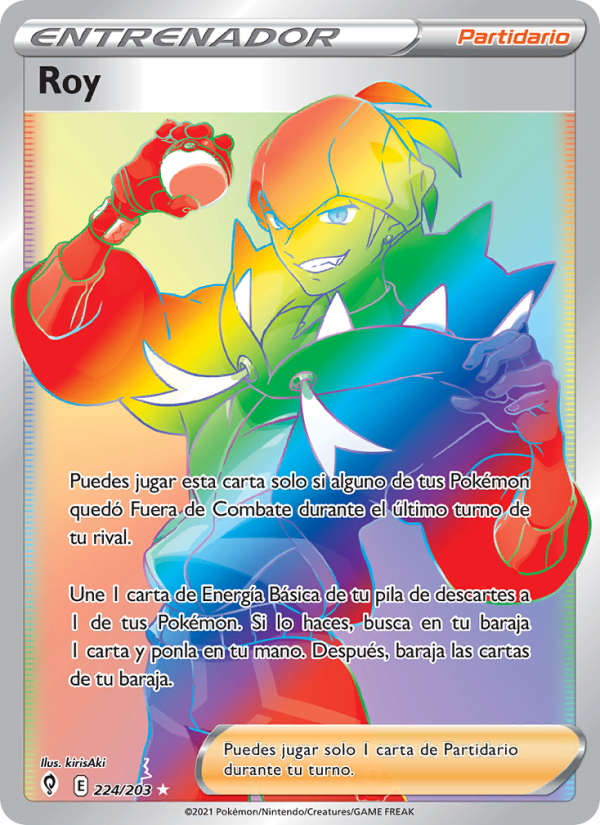 Roy 224 — Cielos Evolutivos (Spanish Pokémon TCG card)