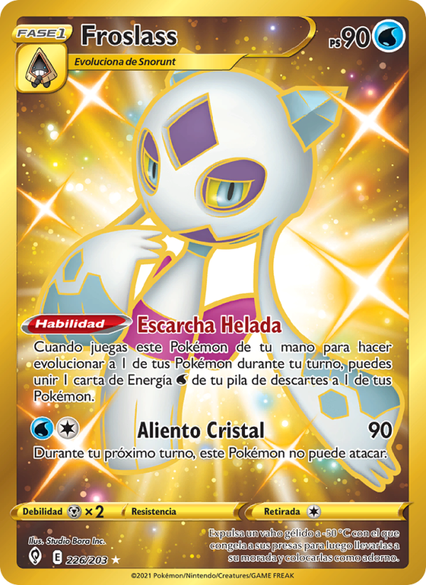 Froslass 226 — Cielos Evolutivos (Spanish Pokémon TCG card)