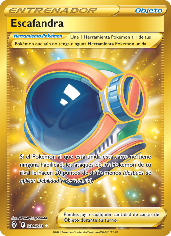 Escafandra 231 — Cielos Evolutivos (Spanish Pokémon TCG card)