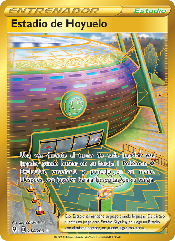 Estadio de Hoyuelo 234 — Cielos Evolutivos (Spanish Pokémon TCG card)