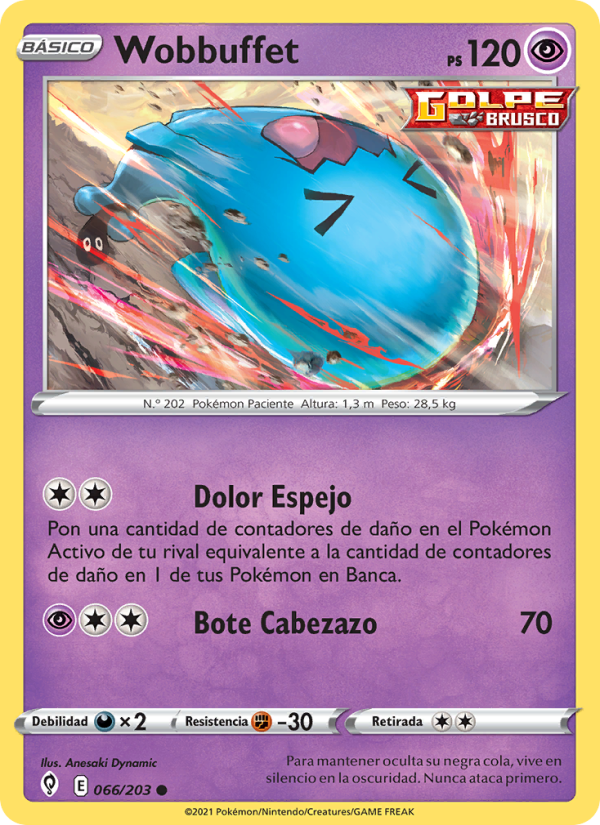 Wobbuffet 66 — Cielos Evolutivos (Spanish Pokémon TCG card)