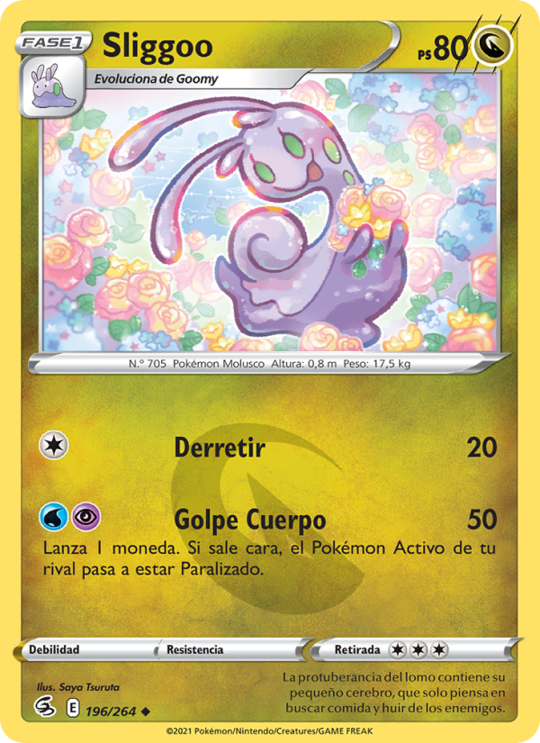 Sliggoo 196 — Golpe Fusión (Spanish Pokémon TCG card)
