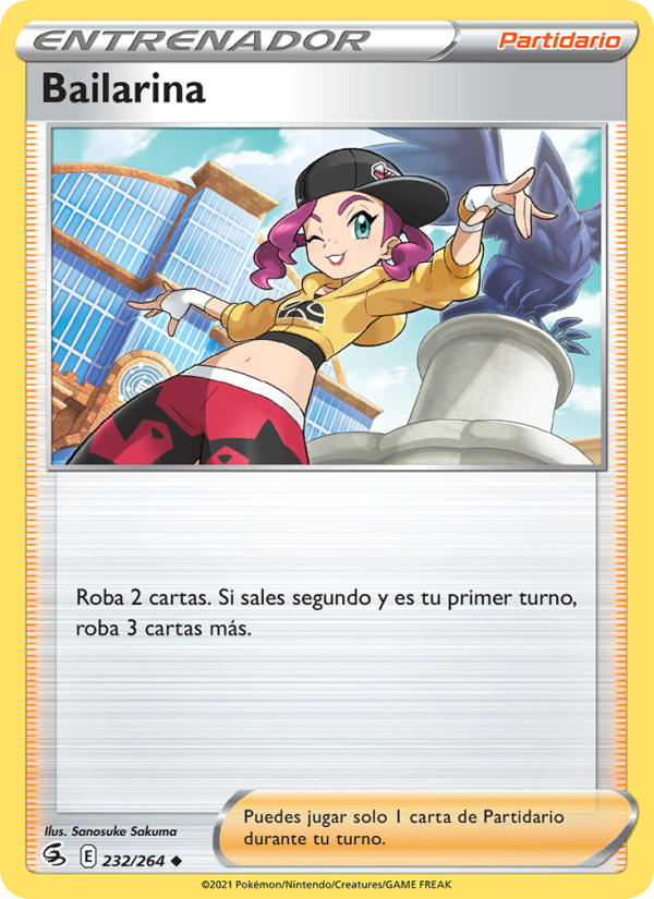 Bailarina 232 — Golpe Fusión (Spanish Pokémon TCG card)