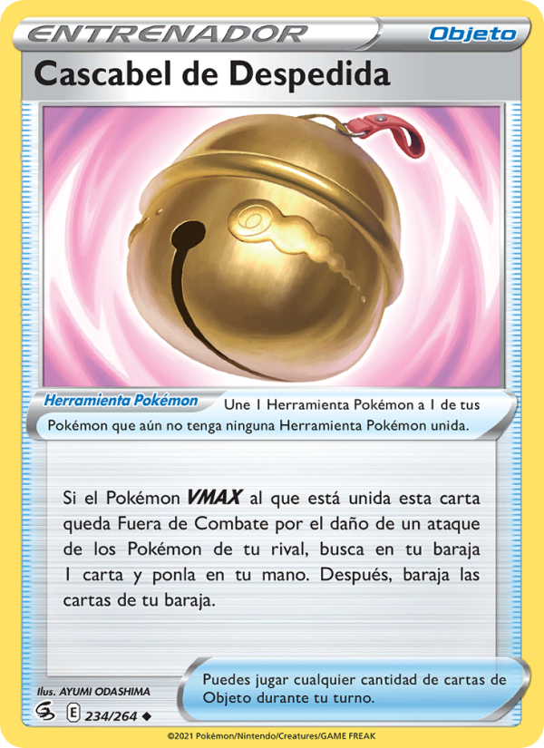 Cascabel de Despedida 234 — Golpe Fusión (Spanish Pokémon TCG card)