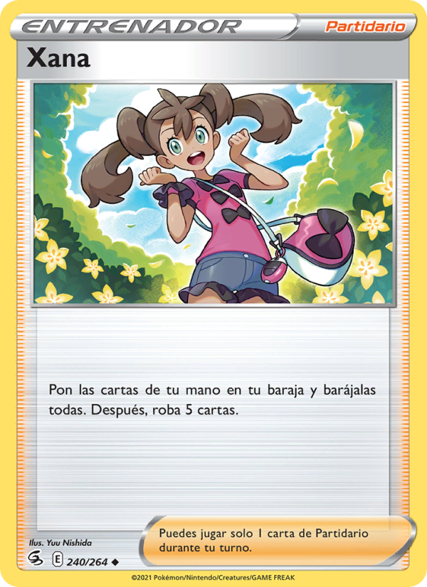 Xana 240 — Golpe Fusión (Spanish Pokémon TCG card)