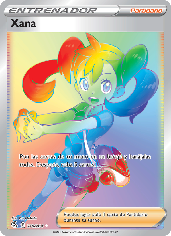 Xana 278 — Golpe Fusión (Spanish Pokémon TCG card)