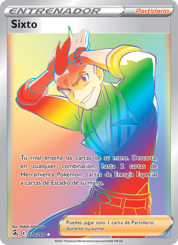 Sixto 279 — Golpe Fusión (Spanish Pokémon TCG card)