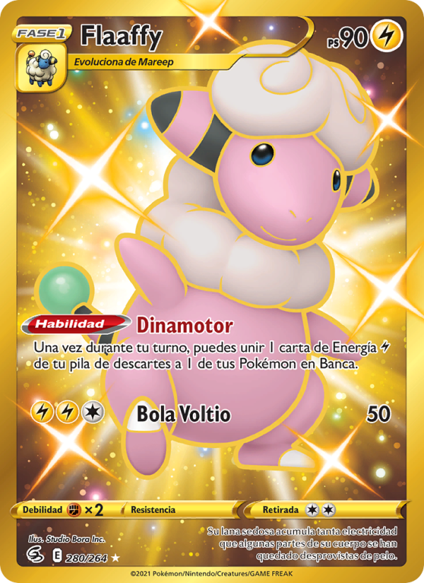 Flaaffy 280 — Golpe Fusión (Spanish Pokémon TCG card)