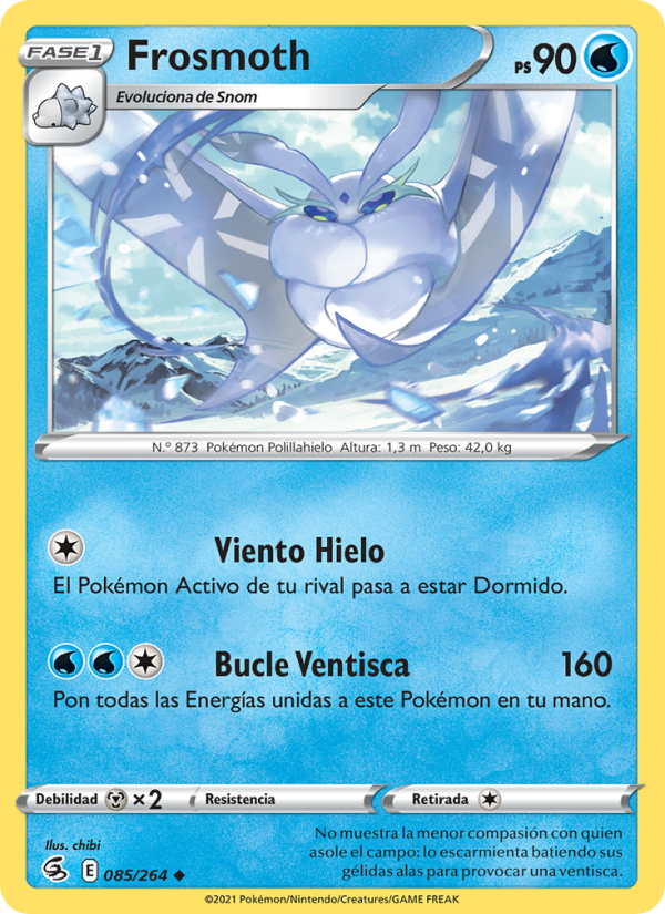 Frosmoth 85 — Golpe Fusión (Spanish Pokémon TCG card)