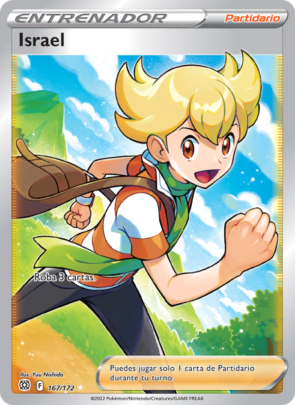 Israel 167 — Astros Brillantes (Spanish Pokémon TCG card)