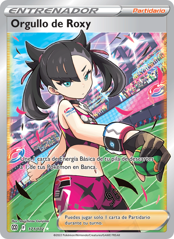 Orgullo de Roxy 171 — Astros Brillantes (Spanish Pokémon TCG card)