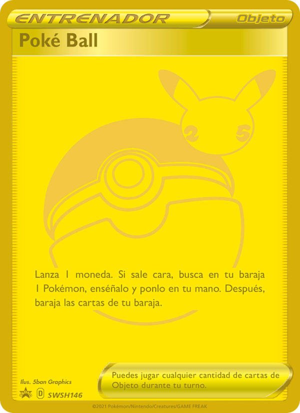 Poké Ball SWSH146 — Cartas de promoción ESES (Spanish Pokémon TCG card)