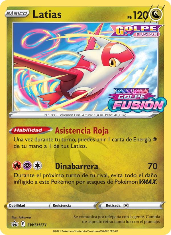 Latias SWSH171 — Cartas de promoción ESES (Spanish Pokémon TCG card)