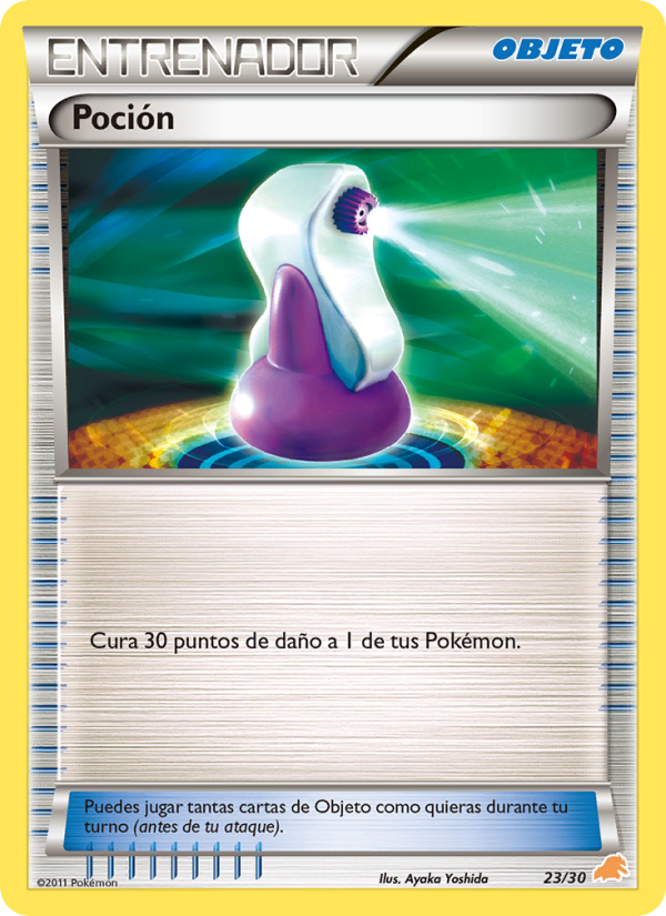 Poción 23 — Kit de Entrenador BW (Excadrill) (Spanish Pokémon TCG card)