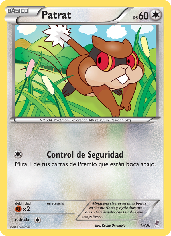 Patrat 17 — Kit de Entrenador XY (Bisharp) (Spanish Pokémon TCG card)