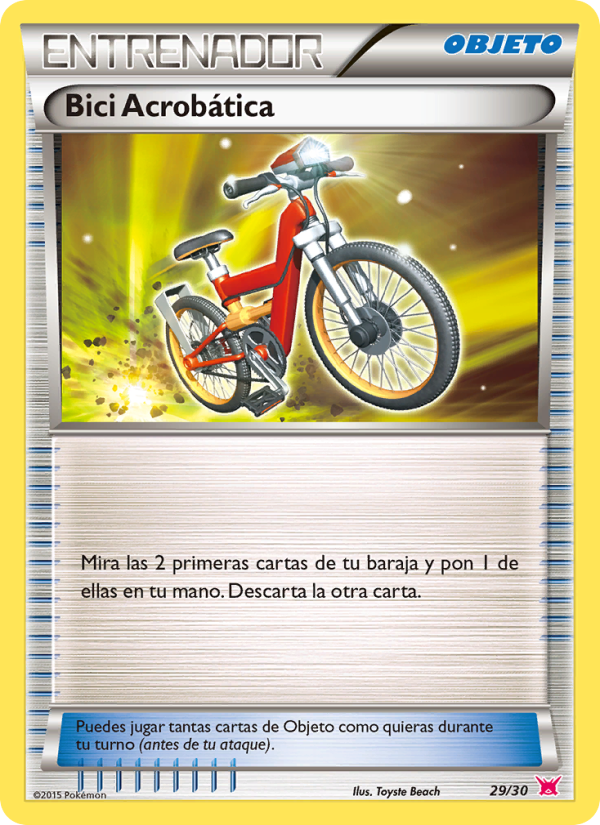 Bici Acrobática 29 — Kit de Entrenador XY (Latias) (Spanish Pokémon TCG card)