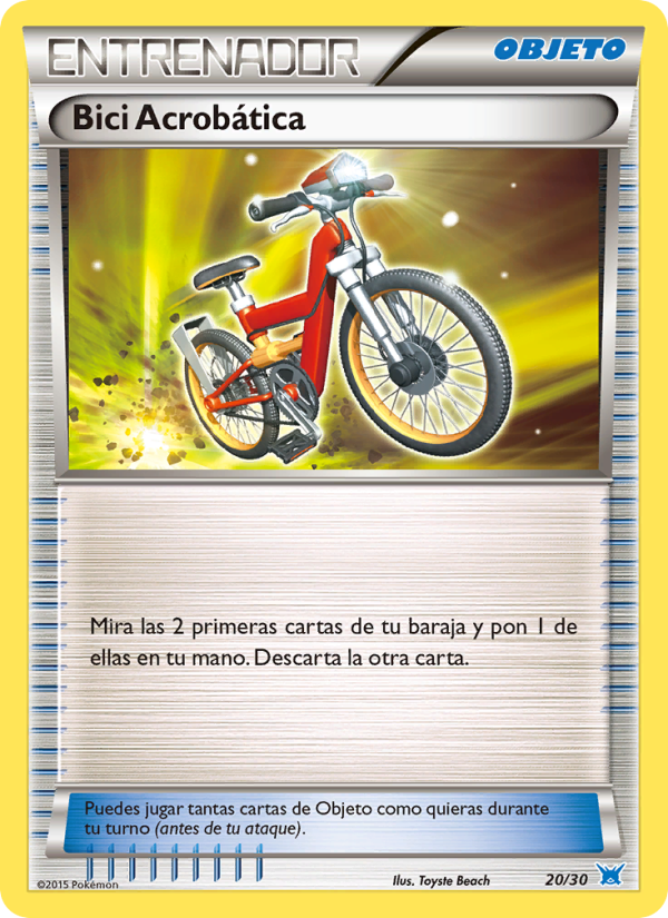 Bici Acrobática 20 — Kit de Entrenador XY (Latios) (Spanish Pokémon TCG card)