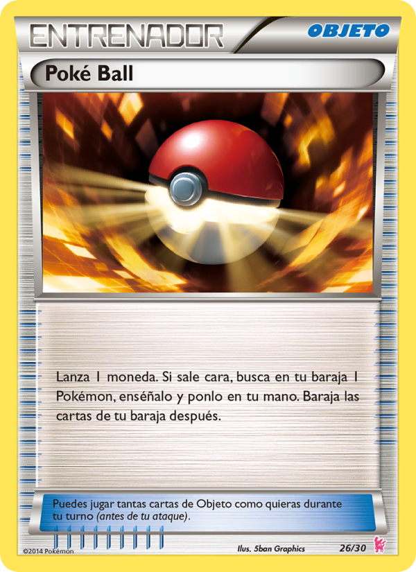 Poké Ball 26 — Kit de Entrenador XY (Pikachu Enmascarada) (Spanish Pokémon TCG card)