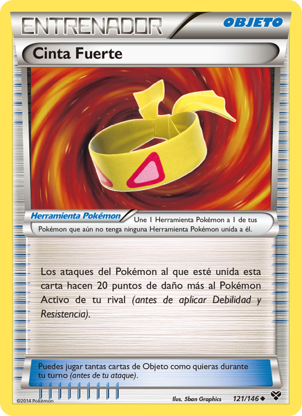 Cinta Fuerte 121 — XY (Spanish Pokémon TCG card)