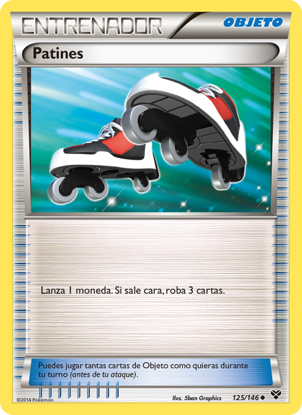 Patines 125 — XY (Spanish Pokémon TCG card)