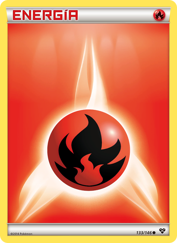 Energía Fuego 133 — XY (Spanish Pokémon TCG card)