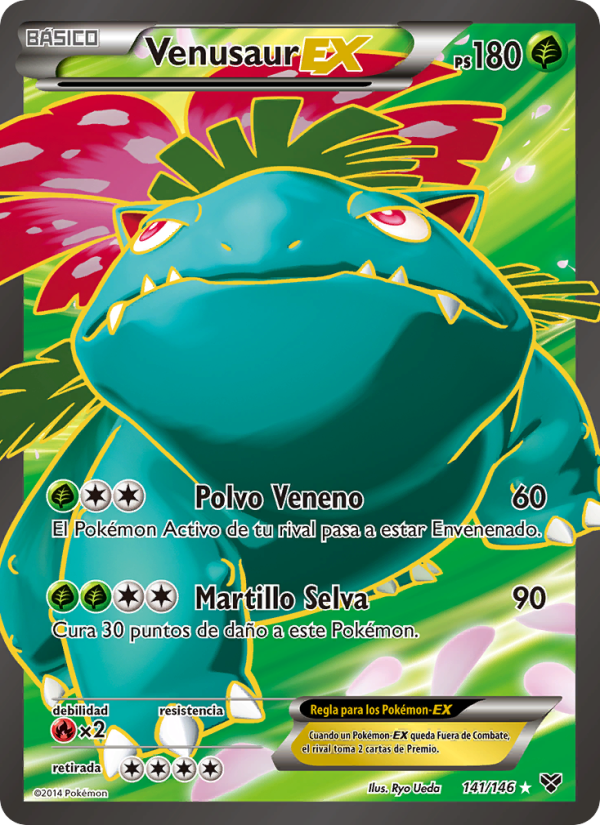 Venusaur EX 141 — XY (Spanish Pokémon TCG card)