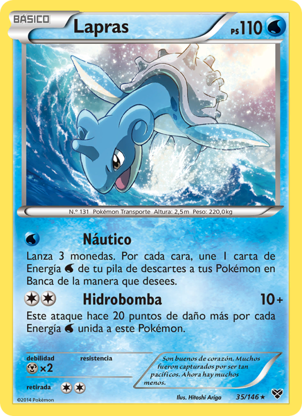 Lapras 35 — XY (Spanish Pokémon TCG card)