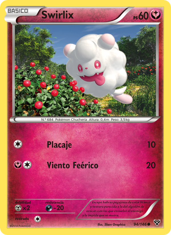 Swirlix 94 — XY (Spanish Pokémon TCG card)