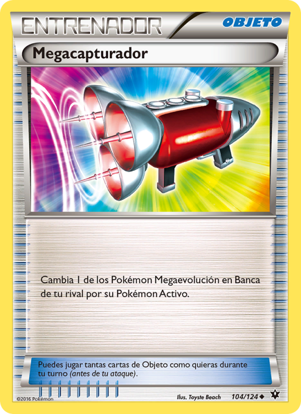 Megacapturador 104 — Destinos Enfrentados (Spanish Pokémon TCG card)