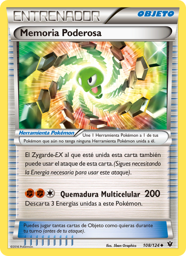 Memoria Poderosa 108 — Destinos Enfrentados (Spanish Pokémon TCG card)