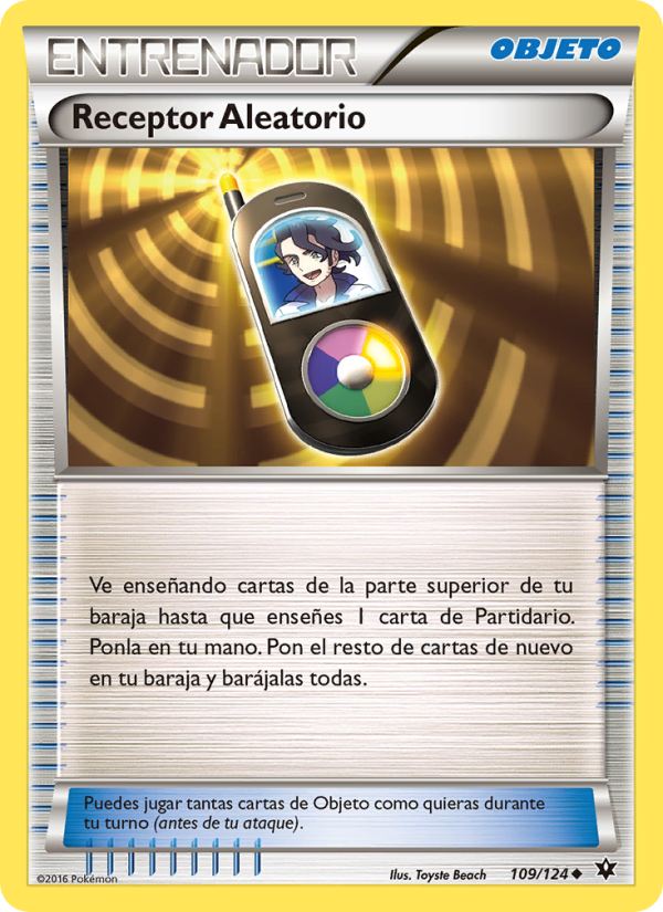 Receptor Aleatorio 109 — Destinos Enfrentados (Spanish Pokémon TCG card)