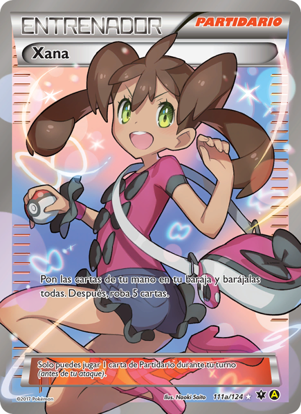 Xana 111a — Destinos Enfrentados (Spanish Pokémon TCG card)