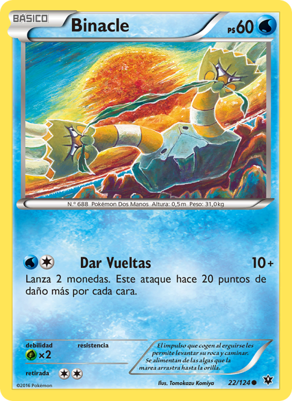 Binacle 22 — Destinos Enfrentados (Spanish Pokémon TCG card)