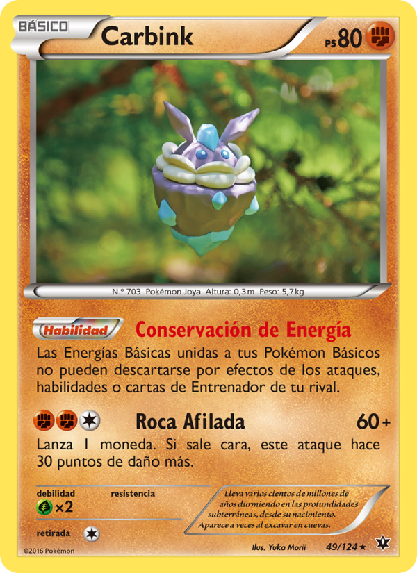Carbink 49 — Destinos Enfrentados (Spanish Pokémon TCG card)