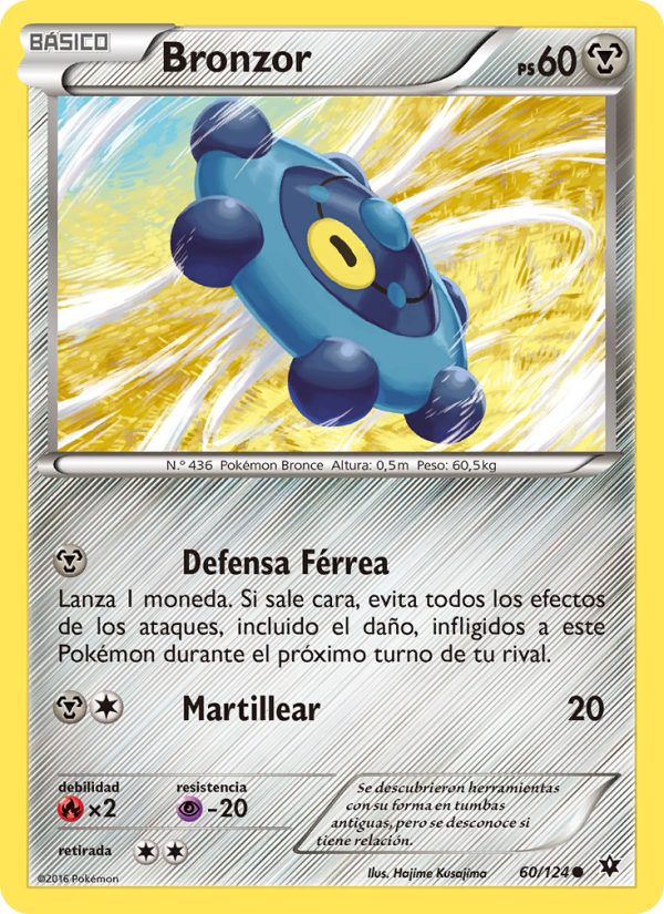 Bronzor 60 — Destinos Enfrentados (Spanish Pokémon TCG card)