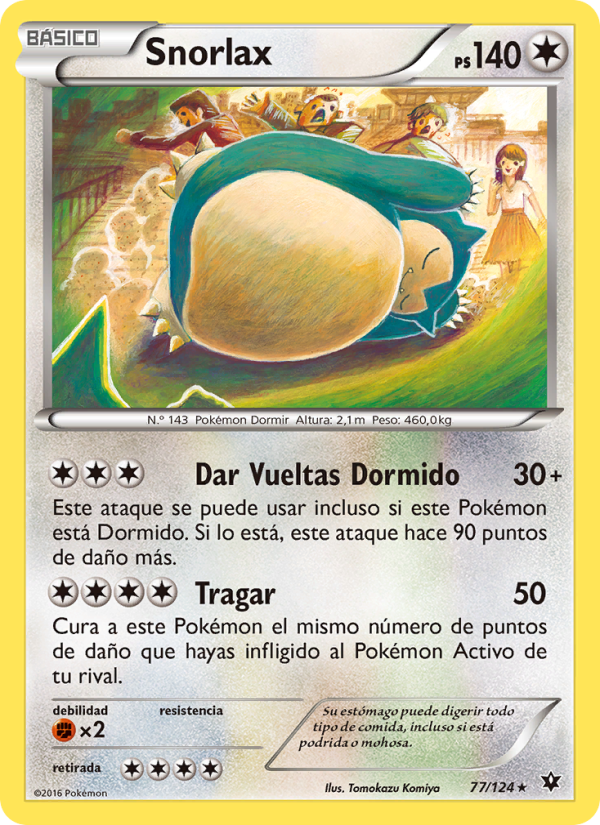 Snorlax 77 — Destinos Enfrentados (Spanish Pokémon TCG card)