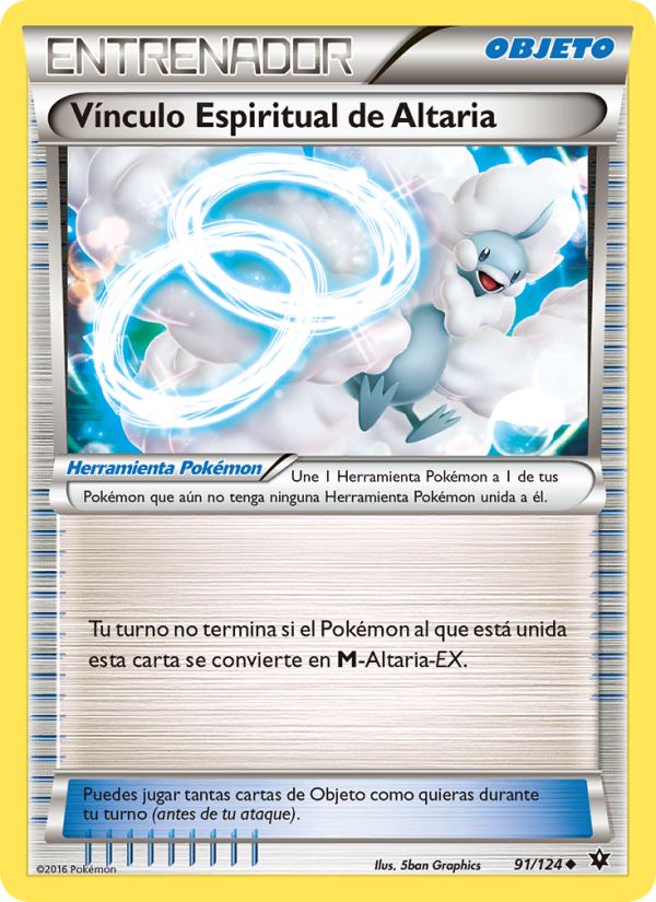 Vínculo Espiritual de Altaria 91 — Destinos Enfrentados (Spanish Pokémon TCG card)