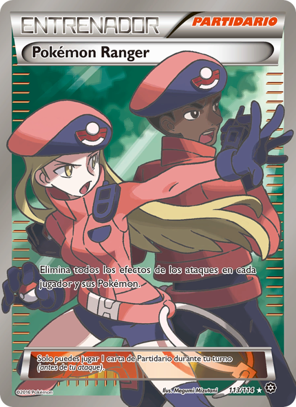 Pokémon Ranger 113 — Asedio de Vapor (Spanish Pokémon TCG card)